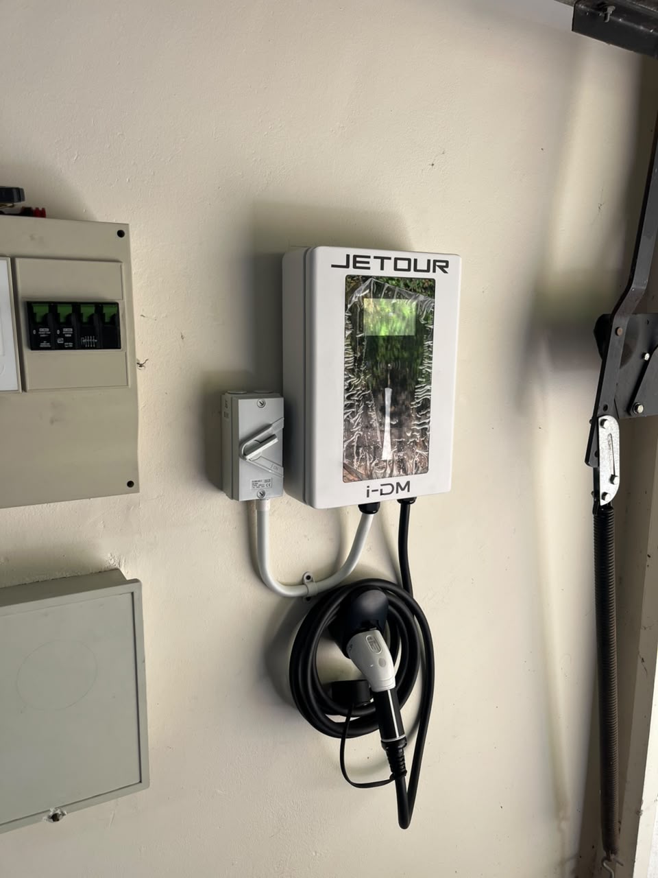 Compact home EV charger