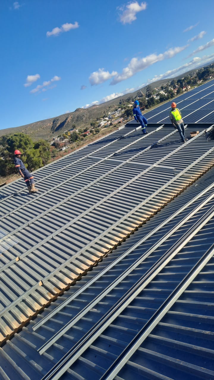 The Electri-city Solutions team working on site